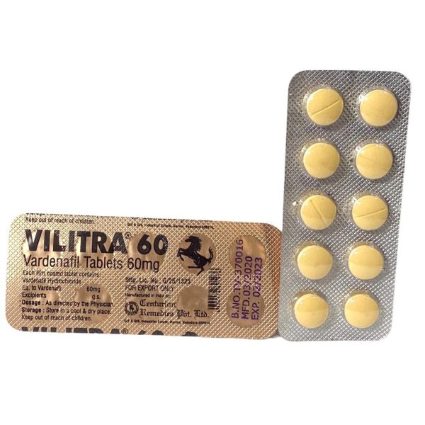 GENERIC LEVITRA (VARDENAFIL) 60 MG / PER TAB – CENTURION LABS [10 TABLETS]