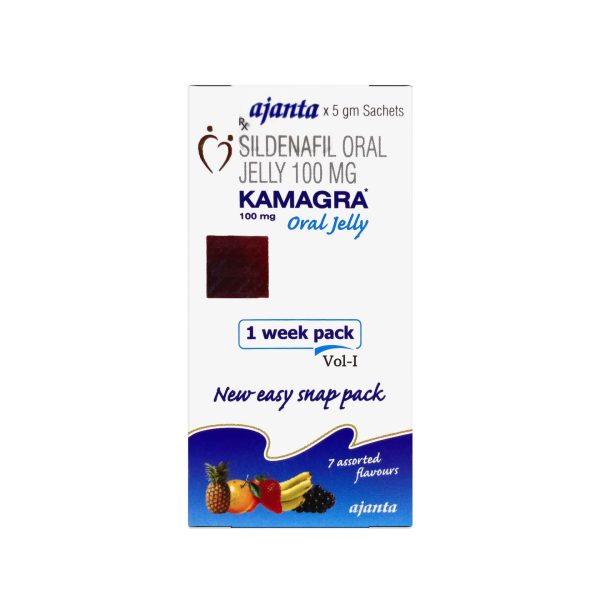 GENERIC VIAGRA SILDENAFIL KAMAGRA 100MG ORAL JELLY [7 POUCHES]