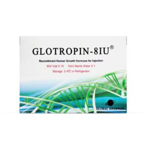 GLOTROPIN (SOMATROPIN) 8IU HGH KIT WITH BACTERIOSTATIC WATER – GLOBAL ANABOLIC