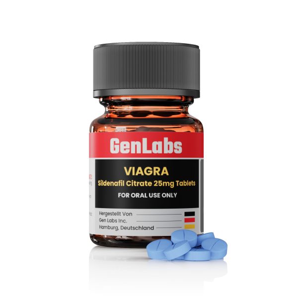 VIAGRA ( SILDENAFIL CITRATE ) 25MG / PER TAB – [ 30 TABLETS ] – GENLABS